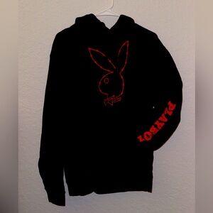 Playboy Tough Love Rabbit Head Hoodie sz S